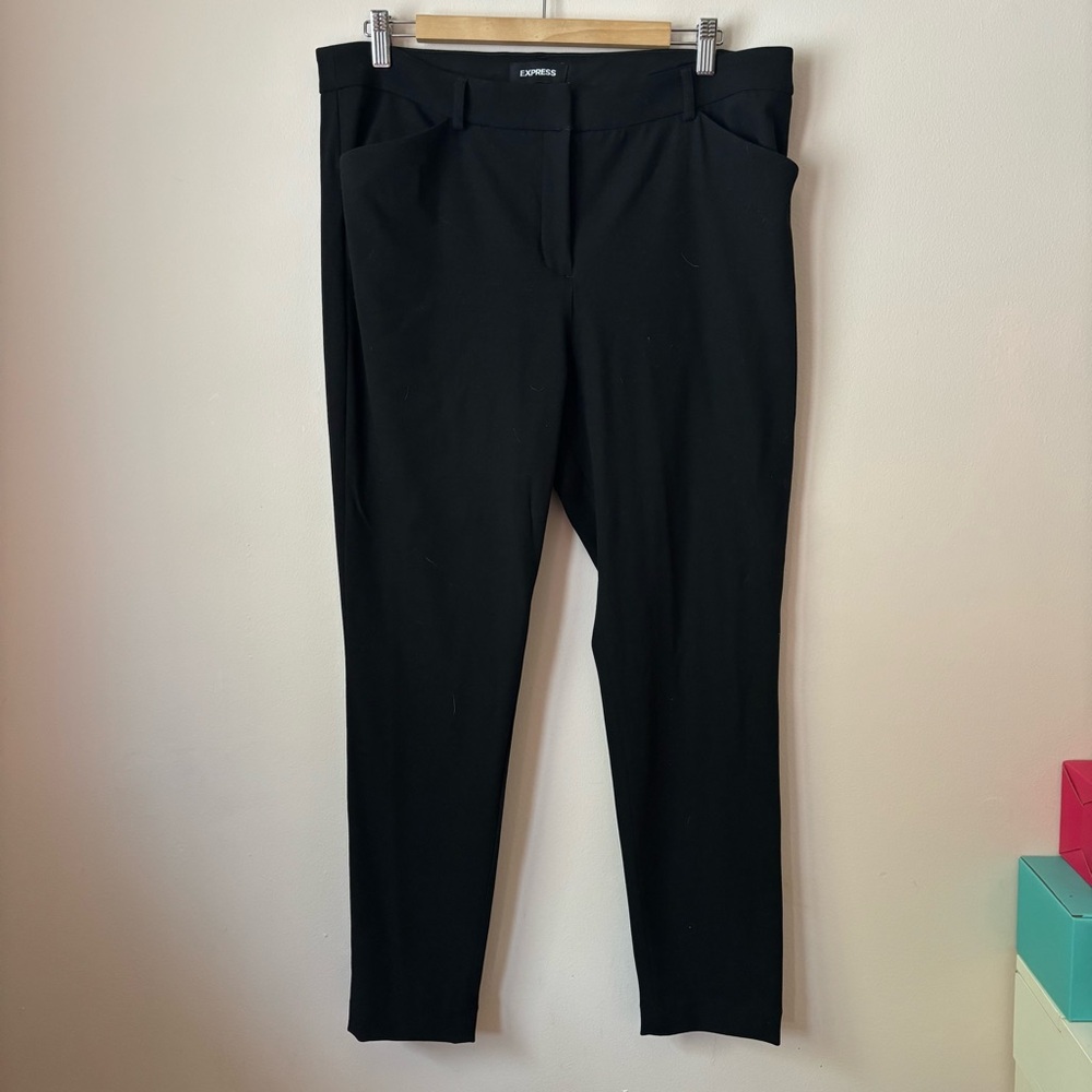 Express Mid Rise Skinny Pants 14R